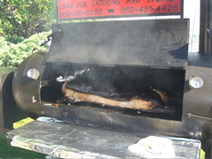 Roasted pig