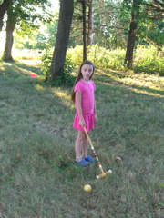 Kids croquet