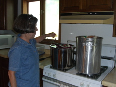 cooking corn